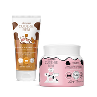 Combo Cuide-Se Bem Deleite Caramelizado: Manteiga Corporal 200g + Body Splash 200ml + Sabonete Líquido 150ml