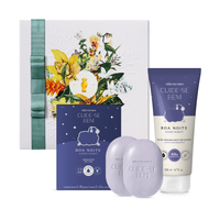Combo Presente Dia Das Mães Cuide-Se Bem Boa Noite: Loção Corporal 200ml + Sabonetes Em Barra 2x80g