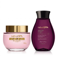 Combo Nativa Spa Ameixa Negra: Crème Parfumèe Ultra Perfumado 200g + Óleo Corporal 200ml