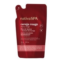 Refil Loção Aveludada Desodorante Corporal Nativa Spa Cereja Rouge 350ml