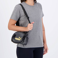 Bolsa Puma Core Up Preta