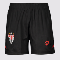 Calção Dragão Premium Atlético Goianiense 2024 Infantil Preto
