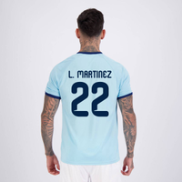 Camisa Argentina Lines Azul 22 L Martinez