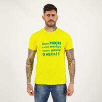 Camisa Brasil com Raça Amarela
