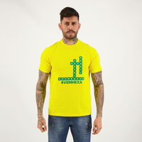 Camisa Brasil Cruzadas Amarela