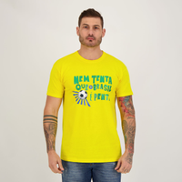 Camisa Brasil é Penta Amarela