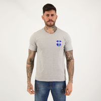 Camisa Brasil Escudo Cinza