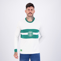 Camisa Coritiba Retrô 1976 Manga Longa Branca