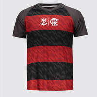 Camisa Flamengo Harmonia Cinza e Vermelha