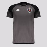 Camisa Kappa Botafogo PB Treino 2025 Comissão Cinza