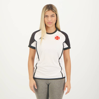 Camisa Kappa Vasco Supporter Basic Feminina Branca