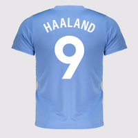 Camisa Manchester City Shield Juvenil Azul 9 Haaland