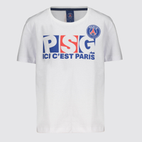 Camisa PSG Jeu Infantil Branca