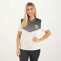 Camisa Santos Immersive Feminina Branca e Preta