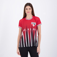 Camisa São Paulo Esportiva Feminina Vermelha