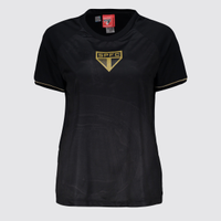 Camisa São Paulo Frequência Feminino Preta