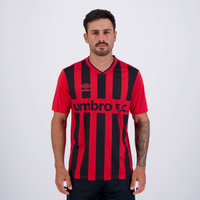 Camisa Umbro Sponsor Vermelha e Preta