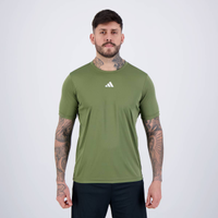 Camiseta Adidas Basic Treino Verde Oliva