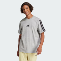 Camiseta Adidas ESS 3 Stripes Cinza