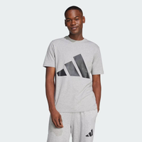 Camiseta Adidas Essentials Big Logo Cinza
