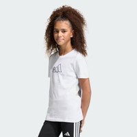Camiseta Adidas Grafica Animal Infantil Branca