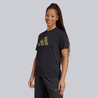 Camiseta Adidas Gráfica Metallic Feminina Preto
