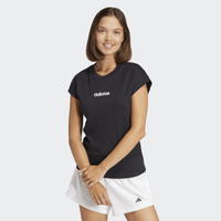 Camiseta Adidas Logo Linear Feminina Preta