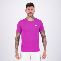 Camiseta Masculina adidas Manga Curta Own The Run 3 Listras