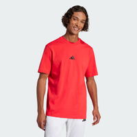 Camiseta Adidas Small Logo Vermelha e Preta