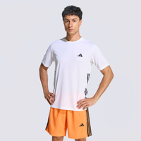 Camiseta Adidas WE Base 3 Stripes Branca e Preta