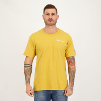 Camiseta Champion Mini Logo Script Amarela
