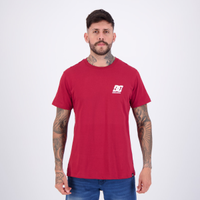 Camiseta DC Shoes Palletline Vermelha Escuro