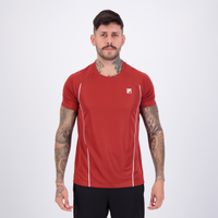 Camiseta Fila Match Vermelha e Branca