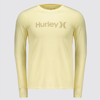 Camiseta Hurley One e Only I Manga Longa Amarela
