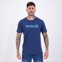 Camiseta Hurley Silk OO Solid Azul Marinho
