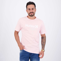 Camiseta Hurley Silk OO Solid Rosa