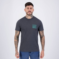 Camiseta Hurley Stamp Mescla Preta