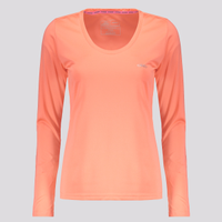 Camiseta Manga Longa Olympikus Essential Feminina Coral