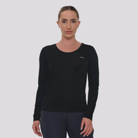 Camiseta Manga Longa Olympikus Essential Feminina Preta