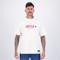 Camiseta NBA Chicago Bulls Oversized Class Off White