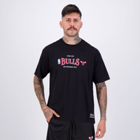 Camiseta NBA Chicago Bulls Oversized Class Preta