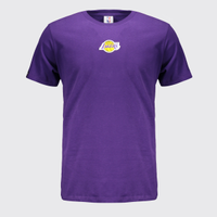 Camiseta NBA Los Angeles Lakers Logo Roxa