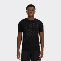 Camiseta New Balance Tenacity Logo Preta