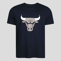 Camiseta New Era NBA Chicago Bulls Core E Preta
