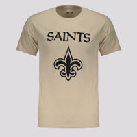 Camiseta New Era NFL New Orleans Saints Core Bege