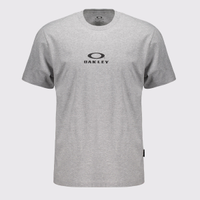 Camiseta Oakley Bark New Cinza e Preta