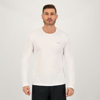Camiseta Oakley Daily Sport LS III Manga Longa Branca