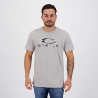 Camiseta Oakley O Bark SS Cinza Mescla