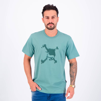 Camiseta Oakley Skull Heritage Logo Verde
