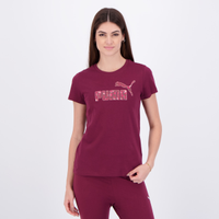 Camiseta Puma ESS Graphic Animal Feminino Vermelha
